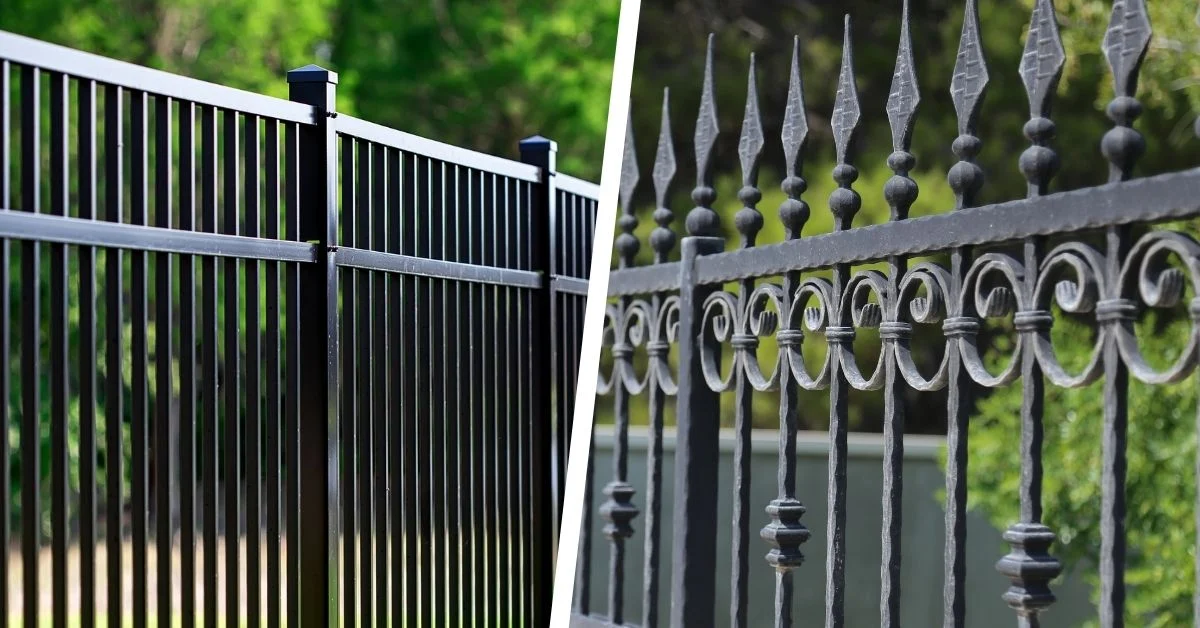 Ornamental iron fence and gate installation in Los Angeles