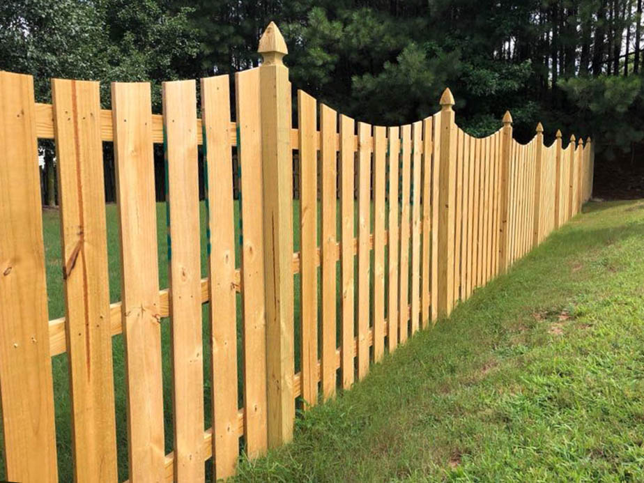 Wood fence installation in Woodland Hills - redwood and cedar options